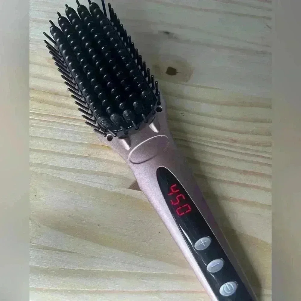 Miropure Hair Straightener Heat Brush Model S102‎ Auto Temp Auto Off Function